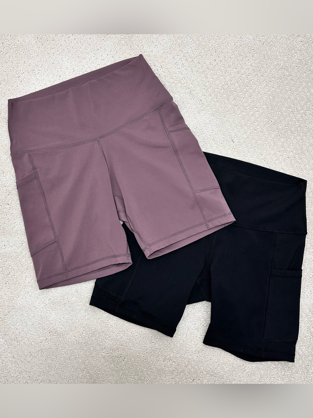 Biker Shorts Bundle Medium Colorfulkoala Mipaws Pockets Seamless Waistband